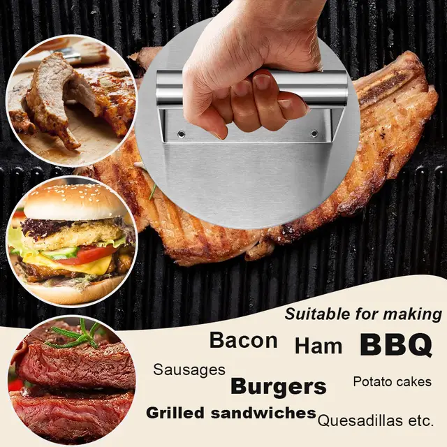 MEAT SMACHED BURGER PRESSER
14 CM