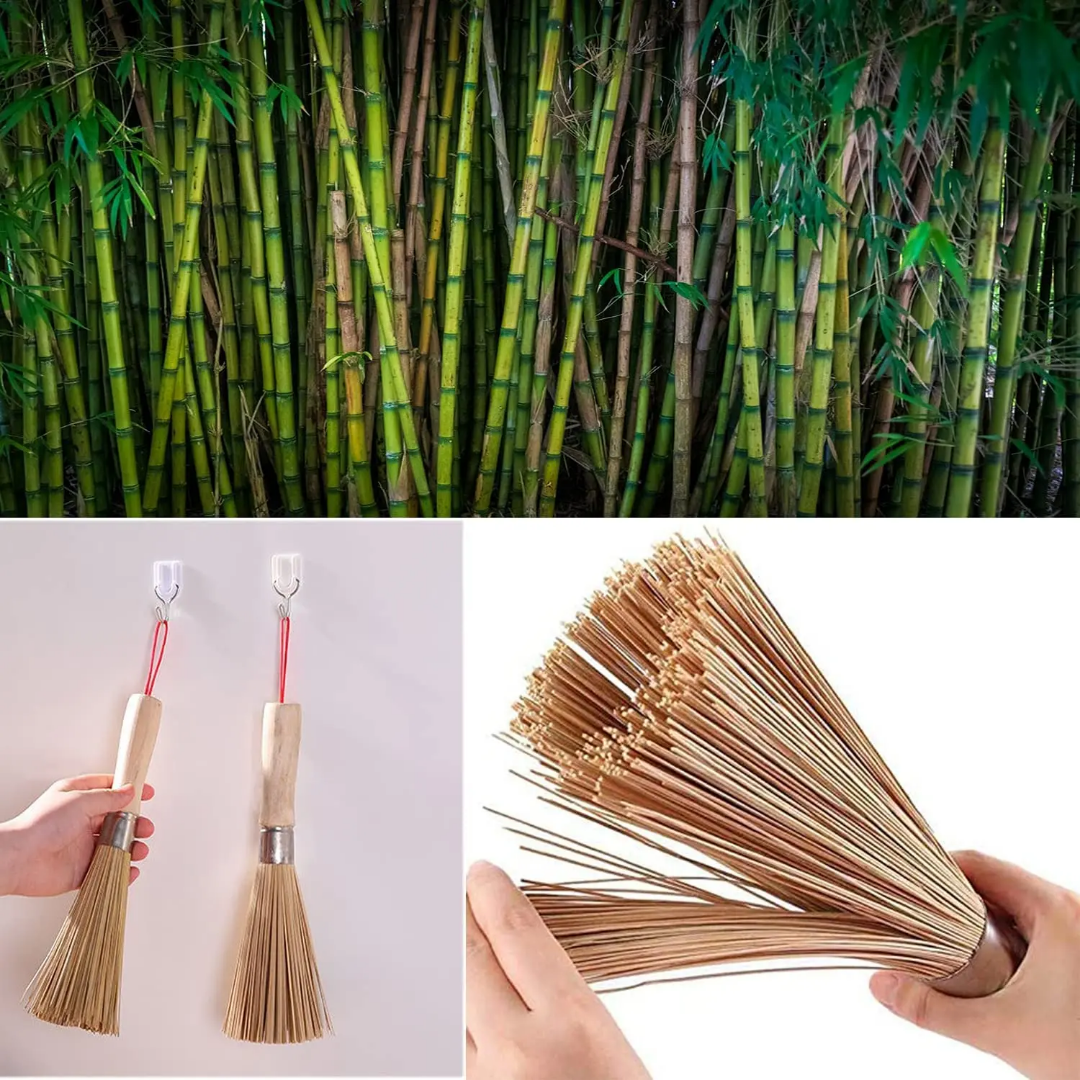 WOK BAMBOO BRUSH 24 CM