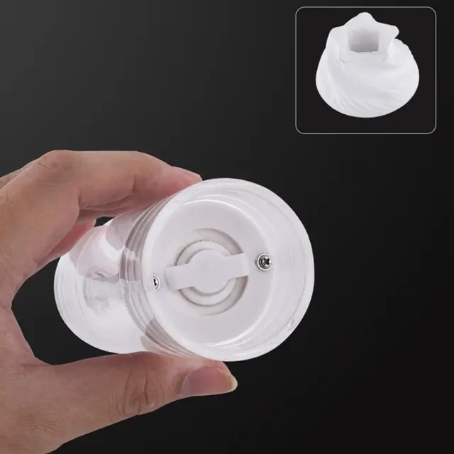 ACRYLIC ROUND SALT AND PEPPER GRINDER