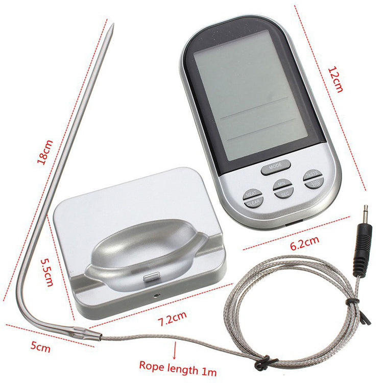 WIRELESS THERMOMETER SILVER