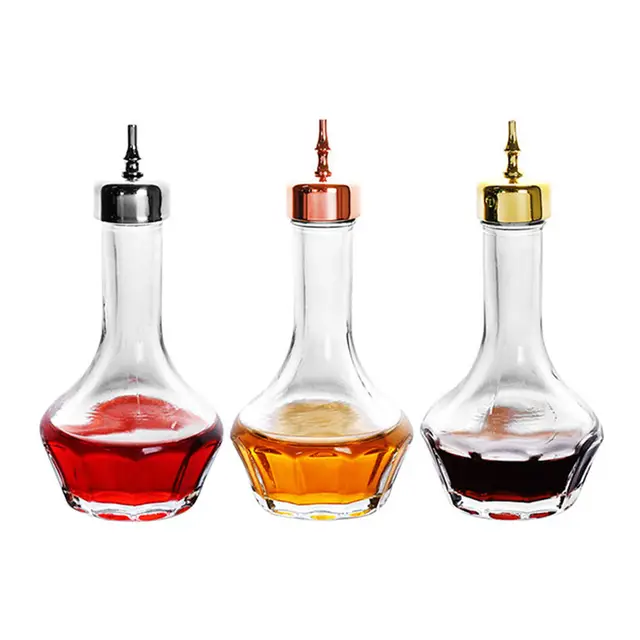 GLASS BITTER COCKTAIL DROPPER BOTTLE 50 ML