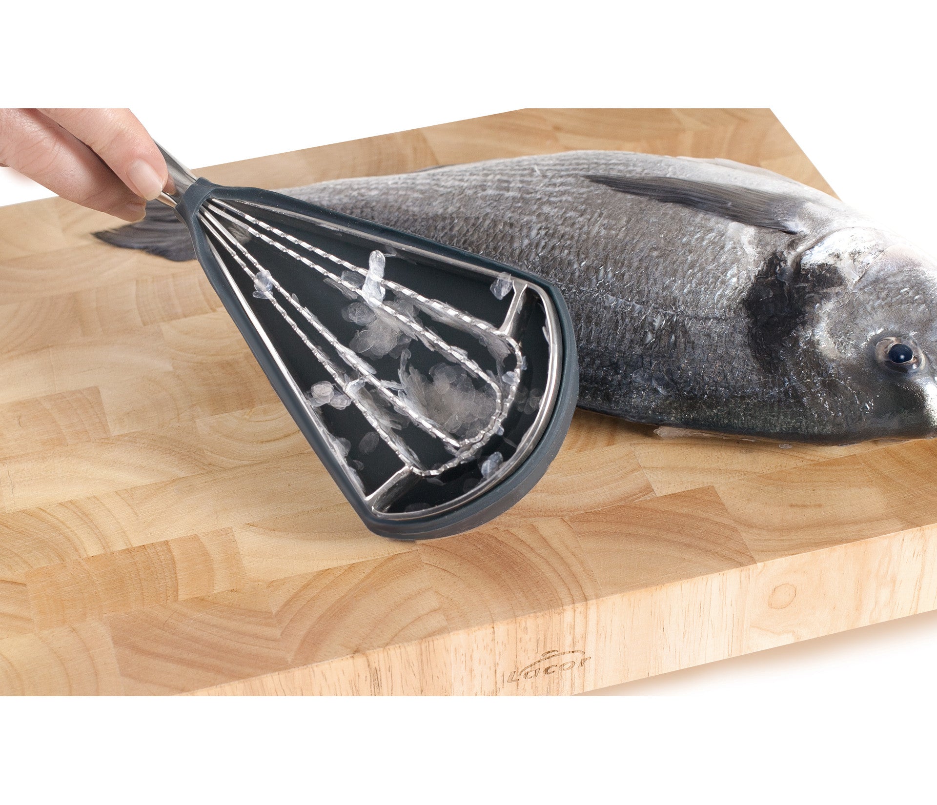 ST STEEL FISH SCRAPER+SILICONE COVER 27