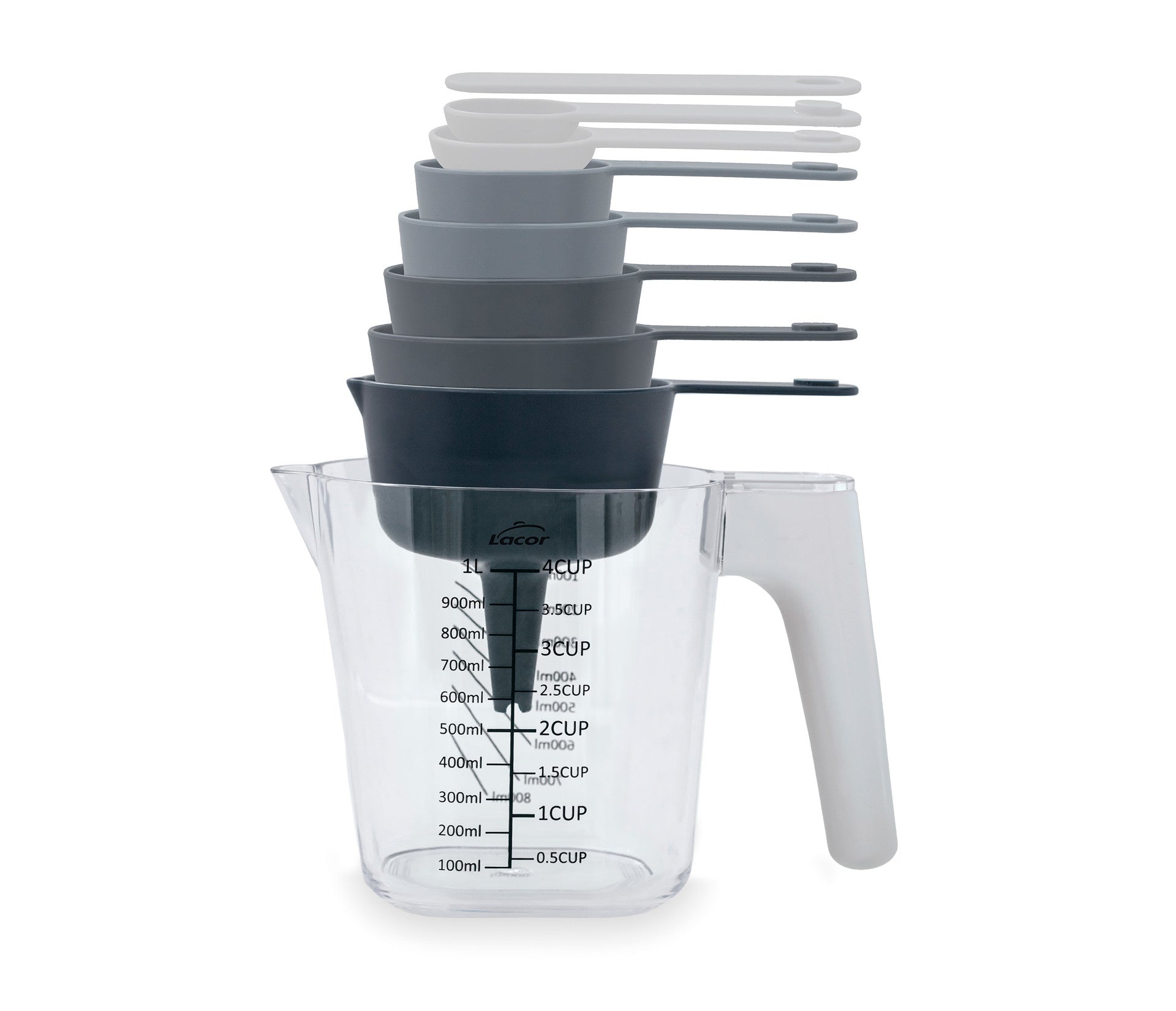 MEASURING JUG WITH LADLES