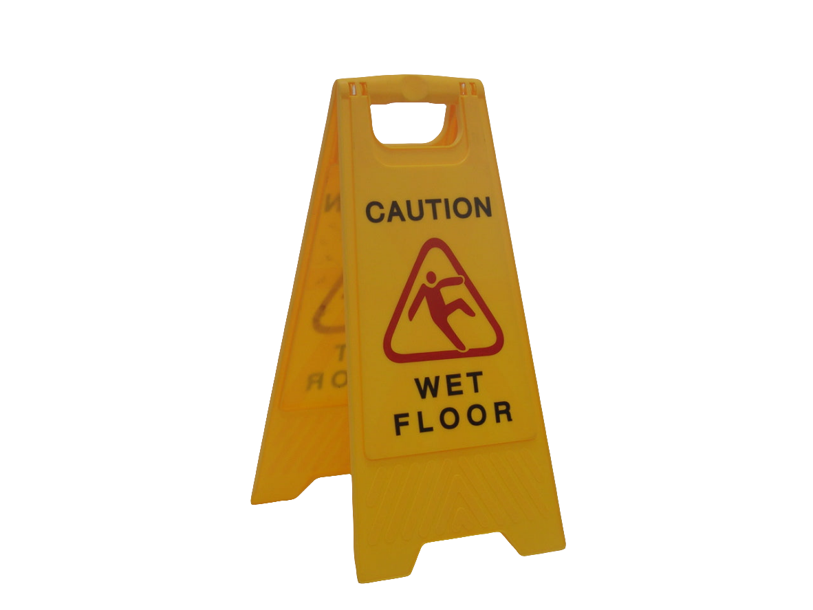 FLOOR SIGN.61X27.5CM.24 HEIGHT