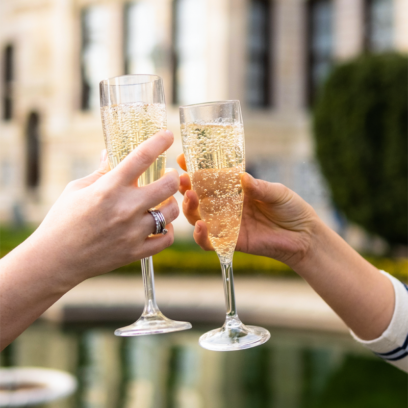 FLUTE CHAMPAGNE POLYCARBONATE CUP 180 ML