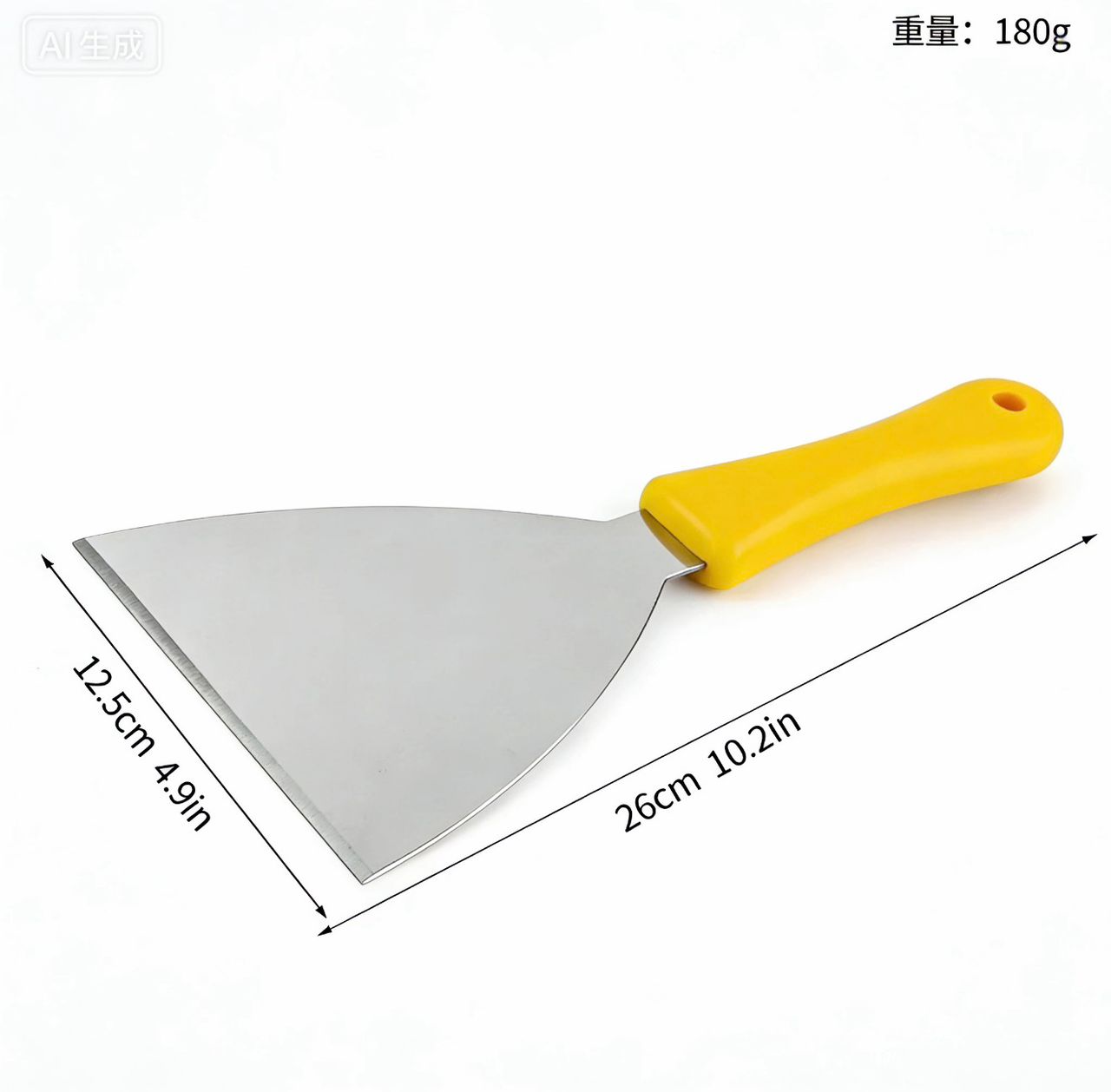 COLOR HANDLE GRILL SCRAPPER 13 CM