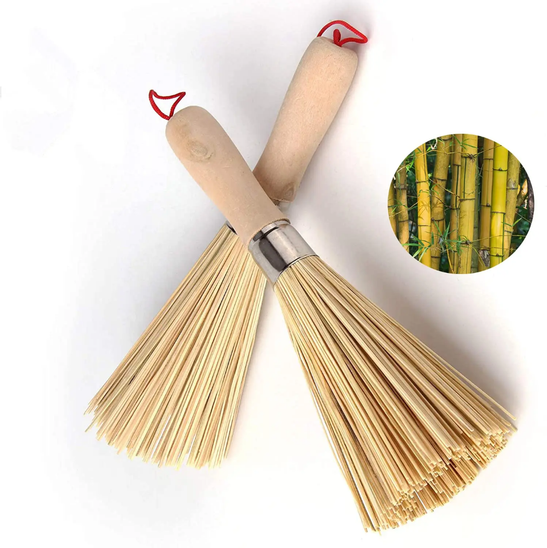 WOK BAMBOO BRUSH 24 CM