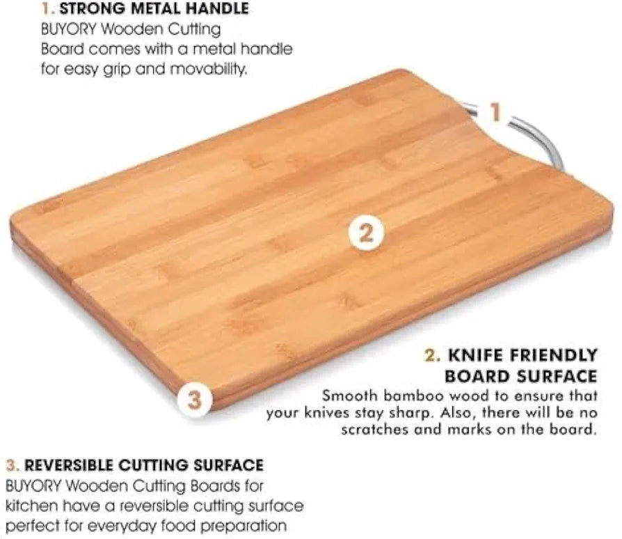 BAMBOO CUTTING BOARD 58x37 CM