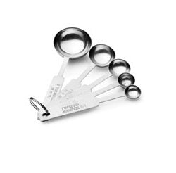5 PCS MEASURING SET S/S 18/10